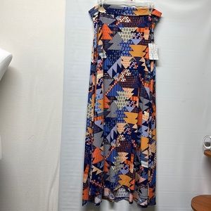 LULAROE MAXI SKIRT SZ L NEW WITH TAGS